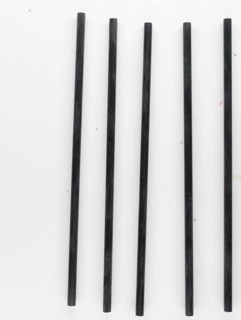 5 pack 6 INCH G10 Rod for knife making - craft supplies - jewelry making (BLACK, 3/16 INCH)...