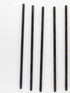 5 pack 6 INCH G10 Rod for knife making - craft supplies - jewelry making (BLACK, 3/16 INCH)...