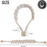 BEL AVENIR Curtain Tiebacks Magnetic Woven Curtain Holdback Drapery Tie-back (Blush-2Pack)...