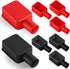 Battery Terminal Cover 8 Pcs, Battery Terminal Protector Isolate Soft Rubber, Positive Battery Terminal Cover Top Post, Battery Post Cover for Car...