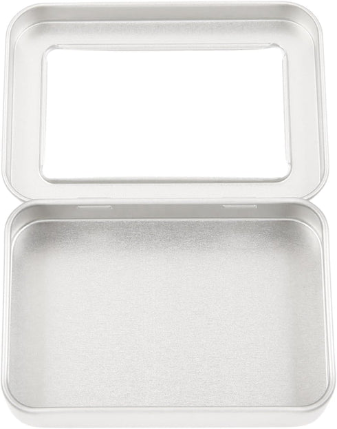 2Pack Portable Dental Floss Case with Transparent Window,Empty 3.4 * 2.3 * 0.7inch / 87x60x18mm Reusable Floss Holder,Dental Floss Dispenser for T...