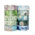 YUBBAEX 10 Rolls Spring Flowers Washi Tape Set Masking Decorative Tapes (Cold Tone)...
