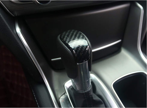 Gear Shift Knob Shifter Trim for Honda Accord 10th 2018 2019 2020 2021 2022, ABS Carbon Fiber 1pc...