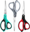 LIVINGO 8.5" Scissors All Purpose, 3 Pack Ultra Sharp Blade Shears, Professional Ergonomic Comfort Grip Scissors for Office School Home Supplies F...