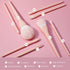 MSQ Make Up Brushes 8Pcs Makeup Brush Set Foundation Brush Blending Brush Eyeshadow Brushes Eye Brushes Set with Bag (Pink)...