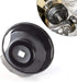 KiWAV Oil Filter Cap Wrench Tool for 1984-2021 Harley Spin-on Oil Filters (Except '15-later XG) Twin Cam Oil Filters with 76 x 14 Flutes (Crank Se...