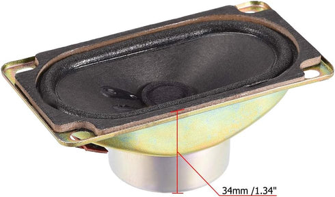 uxcell 5W 8 Ohm Micro Internal Speaker Magnet Loudspeaker 90x50mm 2pcs...