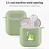 MAYCARI Cute Frog Case for AirPods 2&1 with Keychain,?Green? Animals Design Protective Soft TPU Cover Compatible with Apple AirPods Charging Case ...