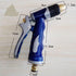 Garden Hose Nozzle, 100% Heavy Duty Metal Spray Nozzle High Pressure Water Nozzle with 4 Patterns for Watering Garden, Washing Cars and Showering ...