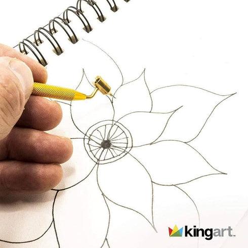 KINGART Fine Line Painting Pen Set of 2 Sizes...