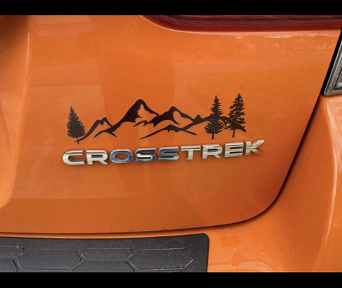 Mountain and Pine Trees Decal for Car Trunk, Camper Van, Truck Forest Vinyl Bumper Sticker | Vehicle Badge Overlay Body Emblem Graphic...