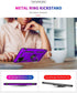 for Samsung Galaxy A42 5G Case with HD Screen Protectors, Military-Grade Metal Ring Holder Kickstand 15ft Drop Tested Shockproof Cover Case for Sa...