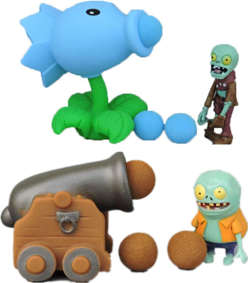 4 PCS PVZ Toys Action Figures Toys Mini PVZ Set 1 2 Series Great Gifts for Kids and Fans, Birthday and Christmas Party...