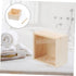 Box Storage Wooden Box Piggy Bank for Adults Art and Crafts for Adults Wooden Tea Organizer Jewelry Storage Case Clear Display Case Sundries Stora...
