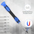 Upgraded Eyeglass Repair Kit, Eye Glasses Repairing Tools with Precision Screwdriver Set, Various Screws, Nose Pads, Temple Tips Sleeve Retainer S...