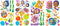 RoomMates RMK2404SCS Bubble Guppies Peel and Stick Wall Decals...