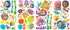 RoomMates RMK2404SCS Bubble Guppies Peel and Stick Wall Decals...
