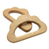 5pcs Natural Wood Cloud Shape Teether Toys DIY Teething Necklace Cute Animal Pendant Nursing Soothing Accessories (Cloud 5pcs)...