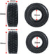 RCLIONS 4pcs Rubber Micro 1" RC Wheel Tyres Tires with Foam Insert for All 1/24 Axial SCX24 AXI00001,AXI00002,AXI90081 Deadbolt RC Crawler Truck C...
