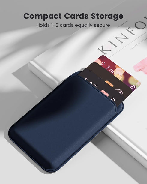 Magnetic Phone Wallet for Apple MagSafe, Card Wallet Holder for iPhone 15 Pro Max/15 Plus/15 Pro/15, 14 Pro Max/14 Plus/14 Pro/14, 13 Pro Max/13 P...