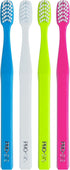 PRO-SYS® Soft Toothbrush for Adult with Sensitive Teeth & Gums, ADA Accepted, with 35-Tuft Wide Dupont® Tynex® Bristles, Pack of 4...