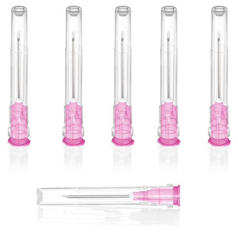 100Pack 18Ga 1Inch/25mm Disposable Dispensing Lab Supplies Individually Sealed Packaging...