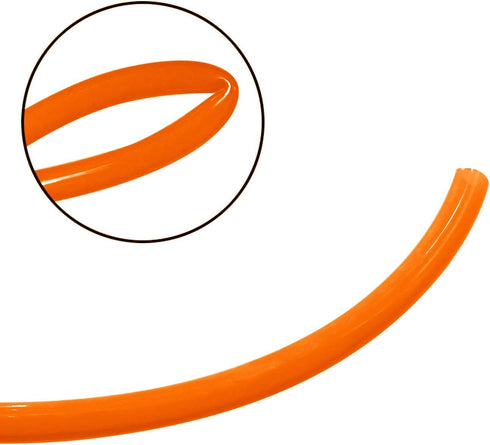 Beduan Pneumatic Tubing Pipe 5/32" OD Orange Air Compressor PU Line Hose Tube for Water Fluid Transfer 10Meter 32.8ft...