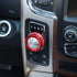 Hoolcar Red Gear Shift Knob Cover ABS Sticker Trim for 2013-2017 Dodge Ram (Not fit Rebel Modle)...