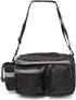 Bike Pannier Bag - Durable & Waterproof Nylon with Reflector Handbag | Shoulder Strap Rack Rear Trunk Tote Bag | Zipper Pockets & Bottle Case...