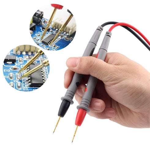 uxcell Multimeter Test Leads, Digital Multimeter Probe Tester Lead Wire Pen Cable with Alligator Clips,1000V 20A, 4-in-1 Set...