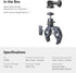 SMALLRIG Camera Mount Clamp, Gopro Motorcycle and Bike Handlebar Mount Kit, Super Clamp for DSLR, Action Camera, Gopro, Insta360, LED Light, Monit...