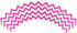 Wrapables Standard Size Chevron Cupcake Wrappers (Set of 20), Hot Pink...