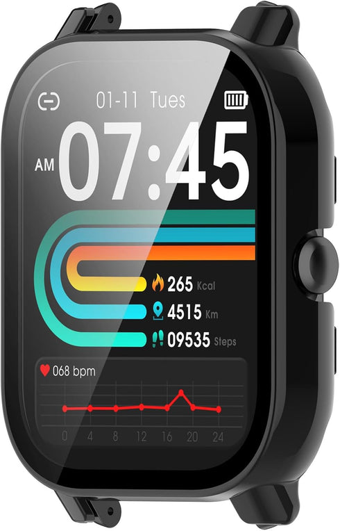 6Pack Screen Protector Compatible with Nerunsa P66D 1.85” Smartwatch Covers Scratched Resistant Screen Protectors Intended for Nerunsa P66D...