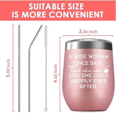 Funny Gifts for Women - Unique Gifts for Mom, Wife, Sister, Best Friend, Friendship, Divorce, Retirement, Birthday Gifts for Women, Teachers, 12oz...