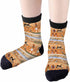 Ancient Egypt Crew Socks for Woman Size 6-8 Mythology Pharaohs Hieroglyph Engraving Girls Socks...