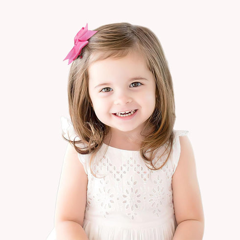 CÉLLOT 40pcs 3.5 inch Hair Bows for Girls Grosgrain Ribbon Toddler Hair Bows Alligator Clips for Baby Girls Kids Teens Back to School Hair Accesso...