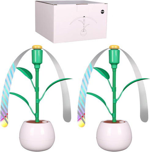 Portable Fans for Tables, Foldable Table Fans Indoor, Outdoor Food Fans with Holographic Blades, Battery Powered Hangable Food Spinning Fan for Pi...