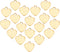 UNICRAFTALE 50pcs Golden Heart Charm Stainless Steel Love Pendant Flat Heart Charm 1.2mm Hole Blank Metal Tiny Pendant for DIY Jewelry Making 9.5m...