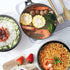 33oz Microwave Ramen Cooker,Ramen Bowl Set,Instant Noodles Bowl with Chopsticks,Rapid Ramen Cooker with Handles for College Dorm Room Apartment Es...