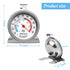 PECULA Refrigerator Thermometer Large Dial, Freezer Thermometer -30-30 Deg ?/-20-80 Deg ?, Fridge Thermometer by Stainless Steel, Thermometer for ...