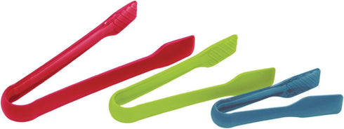 Starfrit Set of 3 Snap Fit Tongs, Red/Green/Blue...