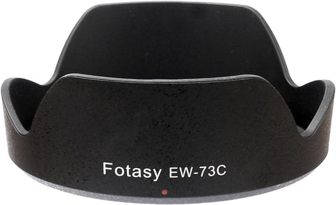 Fotasy Bayonet Lens Hood for Canon EF-S 10-18mm f/4.5-5.6 IS STM Lens, replaces Canon EW-73C...