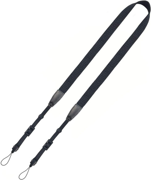 Camera Neck Strap/Thin Camera Strap or Binoculars Strap Black...
