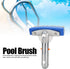 5.5in Swimming Pool Brush Stainless Steel Pool Scrub Brush for Spa Pond Floor Wall Pool Wall Cleaning Brush Cleaning Tool Easily Sweep from Walls ...