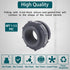 NPT1-1/2 PVC bulkhead fitting, plastic pipe connector for rain barrel garden hose adapter spigot kit water tank gallon drain bucket (1 pc)...