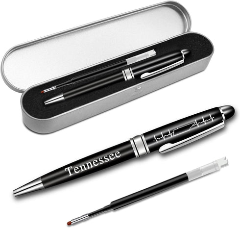 BLUPARK Welcome Gift Tennessee State Roller Ballpen Tennessee Heartbeat Ballpoint Pen Tennessee Pride Gift (Tennessee)...