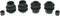 ACDelco Professional 18K2124 Rear Disc Brake Caliper Rubber Bushing Kit with Seals and Bushings...