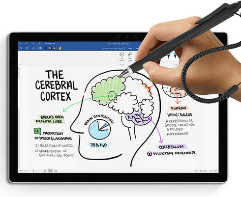 2 Pcs Portable Spring Rope Stylus Pen, Scratch Proof Pen with Stylus Tip Touch Pen for Touchscreen, Stylus Pen for Touch Screens Touch Pen for Dra...