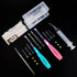 Airgoesin™ 6.75 inch Tonsil Stone Remover LED Tool Kit - 2 Sets, Oral Irrigation Syringe & Stainless Steel Pick, Tonsil Stone Removal Kit for Brea...