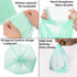 Trash Bags With Handles,4.2 Gallon plastic bags with handles Small Garbage Bags for Bathroom, Kitchen,Bedroom Waste Bin,100 Counts...